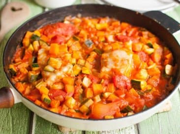 Una sartén marroquí con pescado