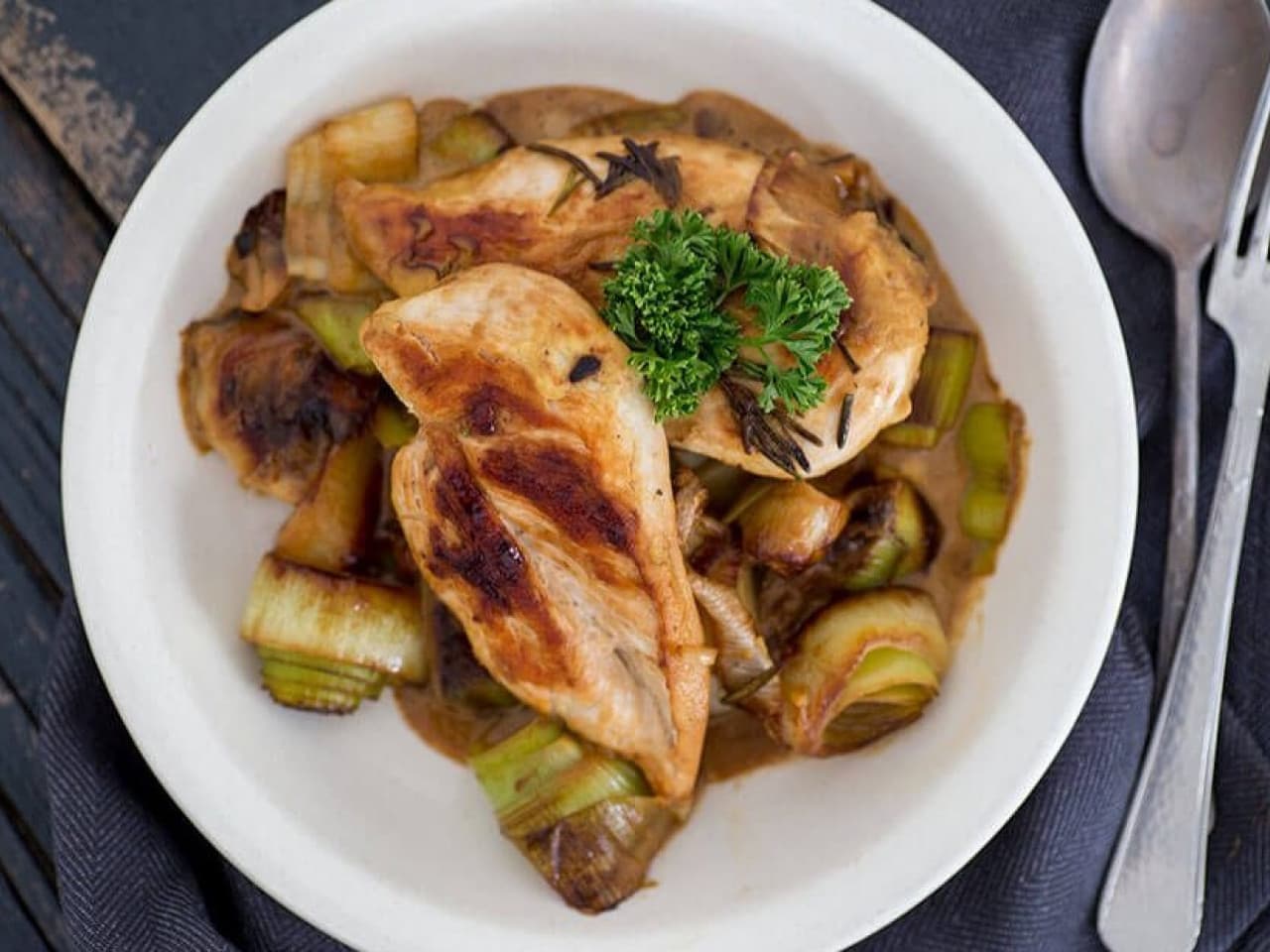 Mustard Chicken in Coconut Milk