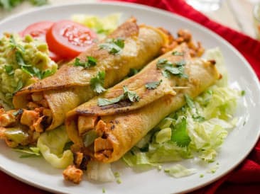 Paleo chicken flautas