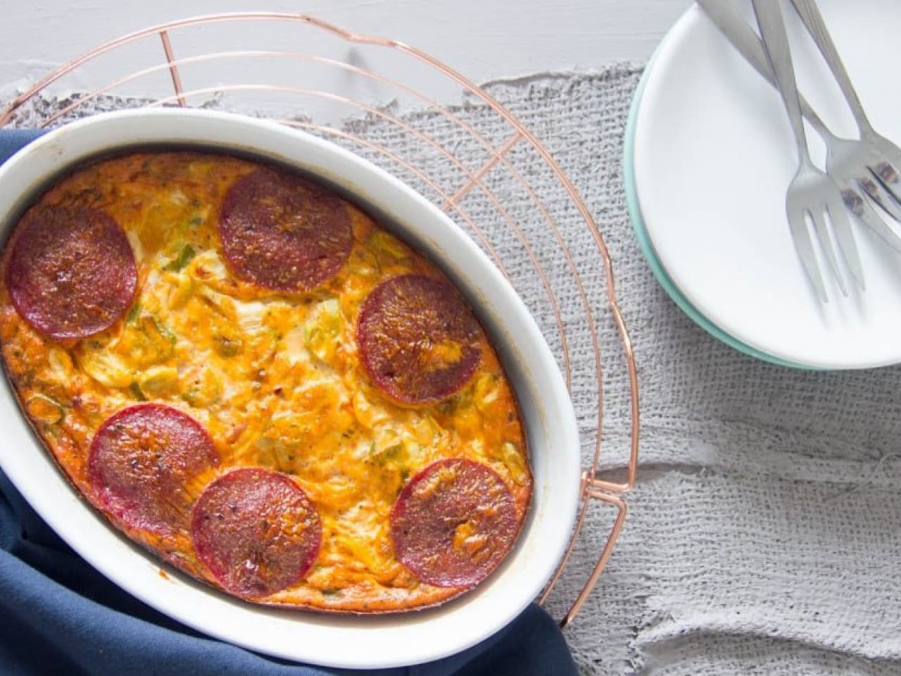 Frittata de pizza