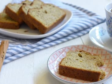 Tarta de naranja con harina de chufa