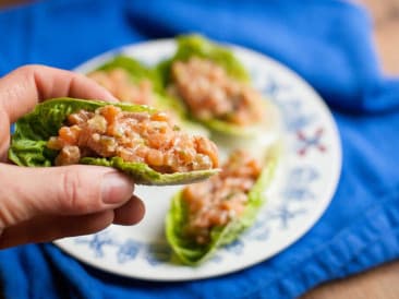 Tartar de salmón