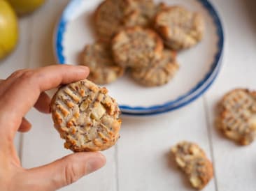 Paleo ontbijt koekjes met appel en bacon