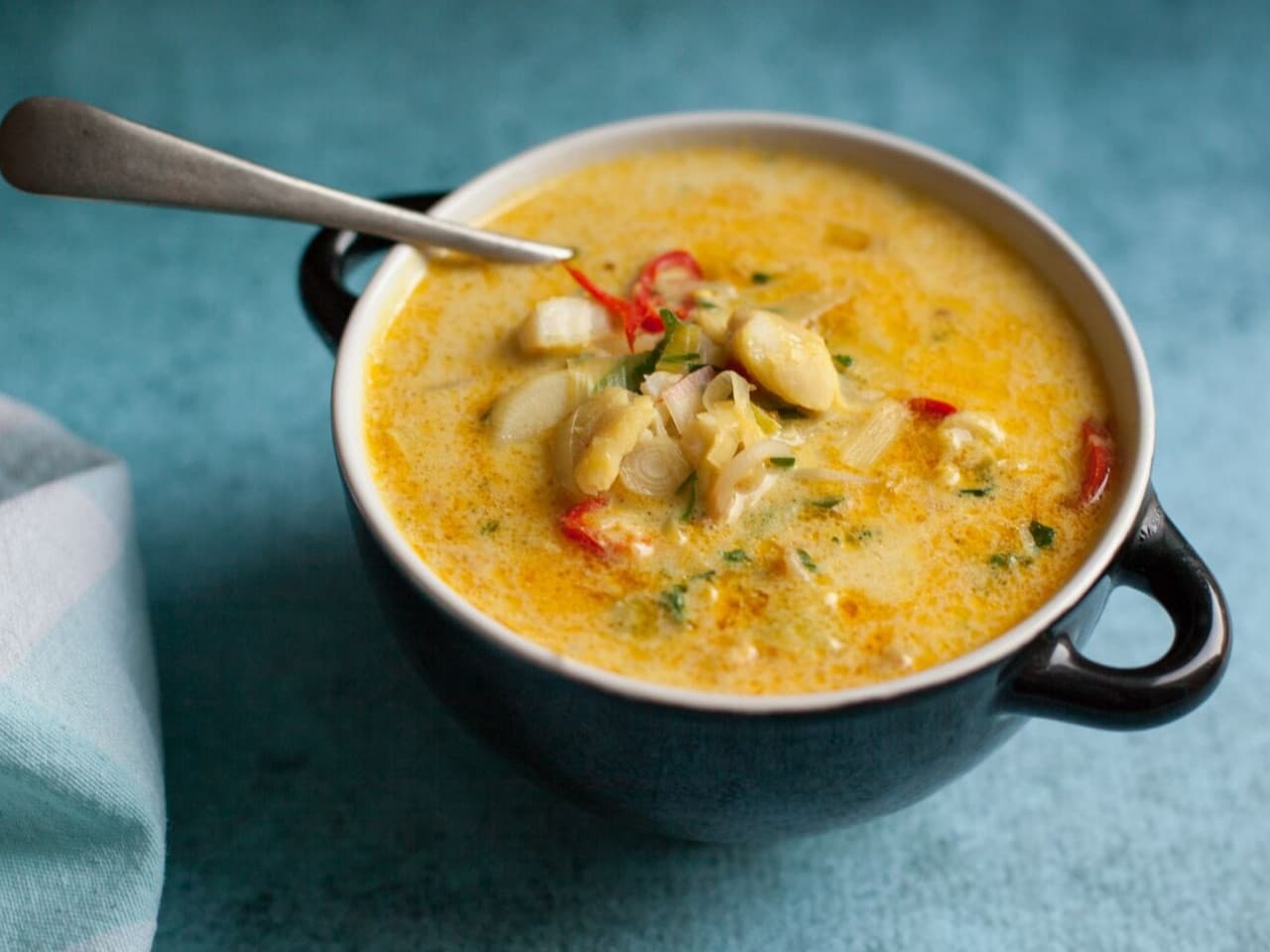 Soupe de poisson au curry