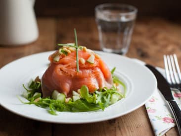 Bombón de salmón paleo