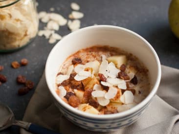 Paleo apple pie "oatmeal"