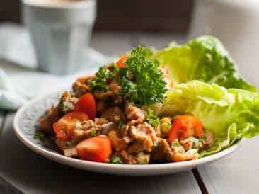 Oeufs brouillés aux crevettes