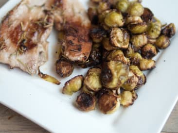 Spruitjes uit de oven met spek
