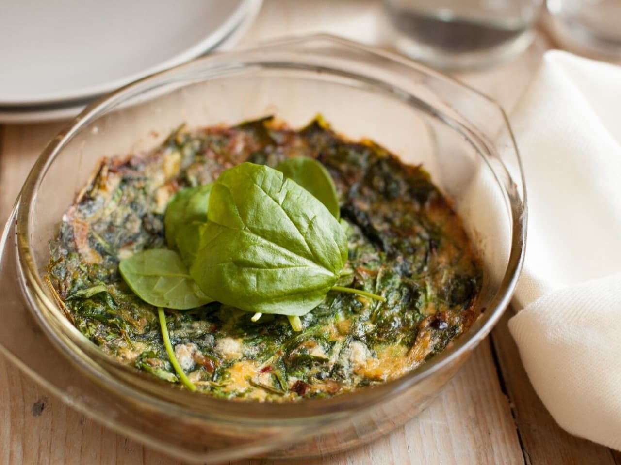 Spinach tortilla