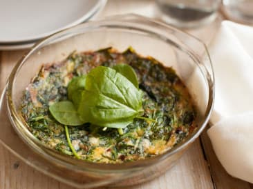 Spinach tortilla