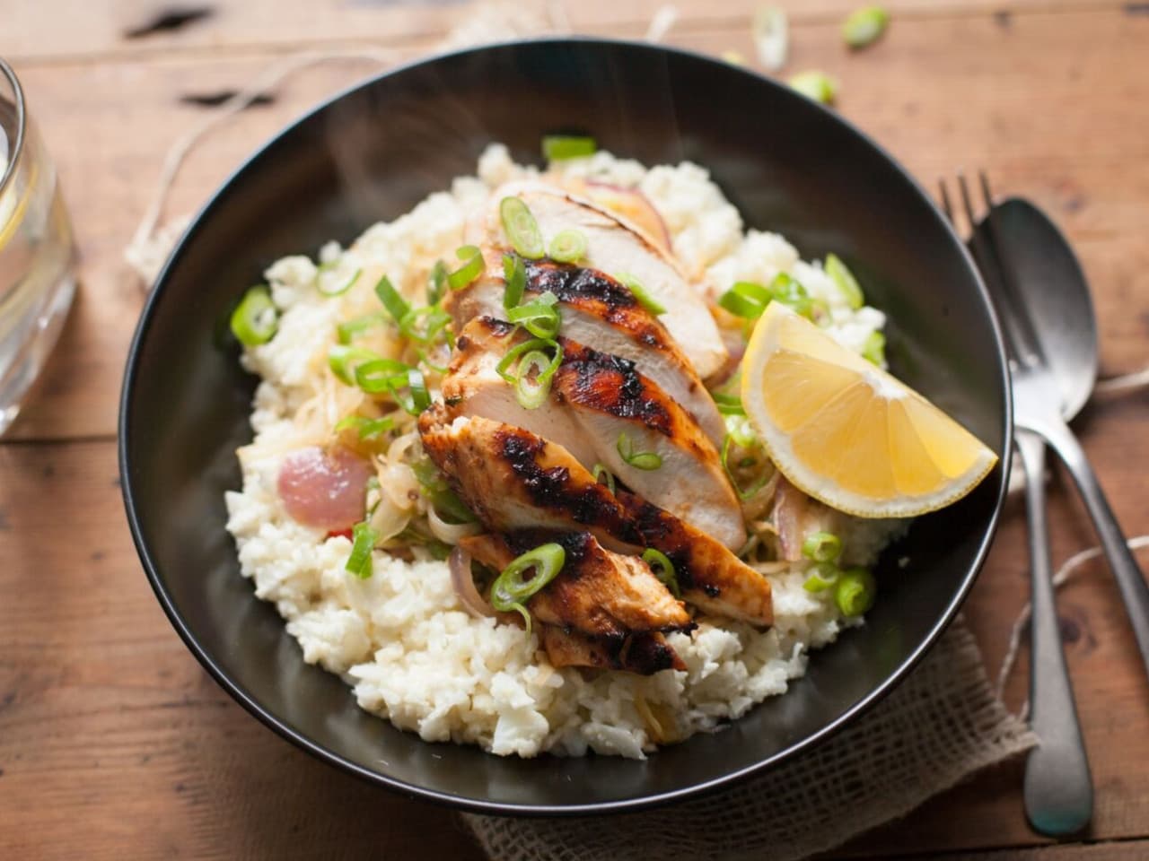 Poulet sucré à l'ail