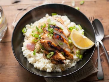 Poulet sucré à l'ail