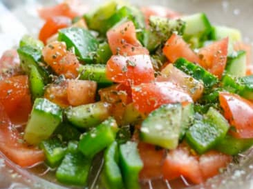 15 minutes de salade grecque