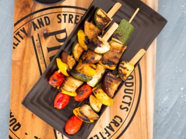 Brochettes de légumes