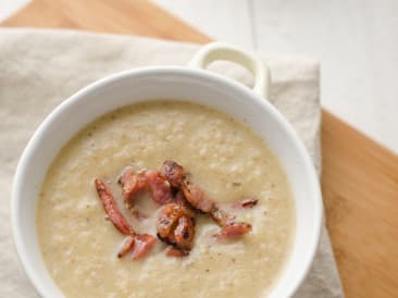 Soupe de chou-fleur au bacon