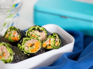 Nori rolls with tuna