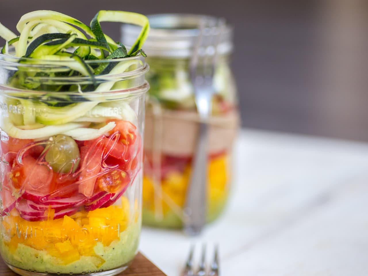 Salad in a jar