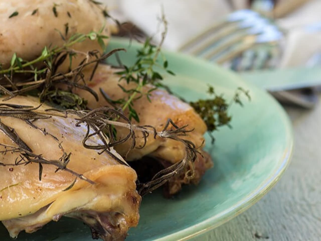 Cuisses de poulet à la française