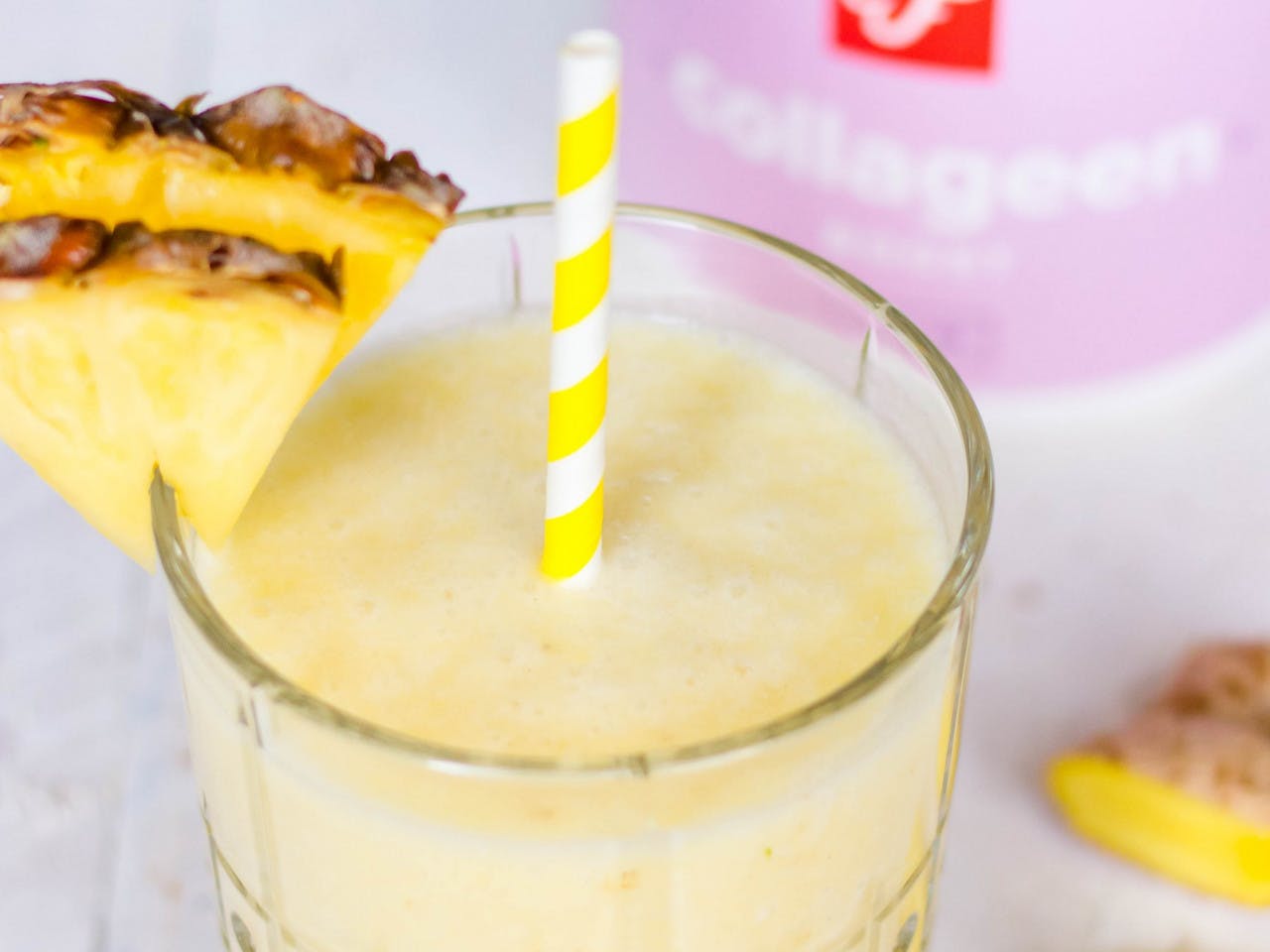 Ananas-gember smoothie (Collageen)