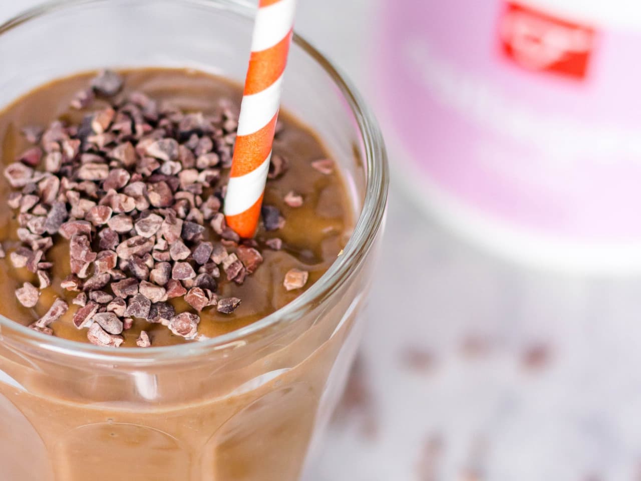 Batido de chocolate con semillas de cacao (colágeno)