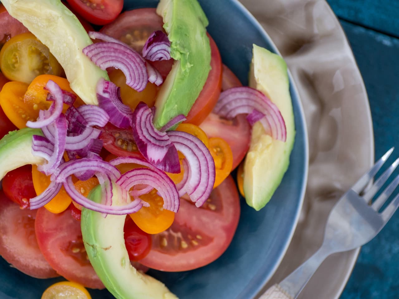 Tomaten-Avocado-Salat