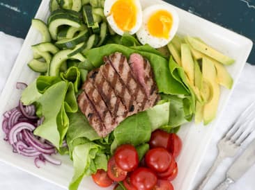 Salade au steak