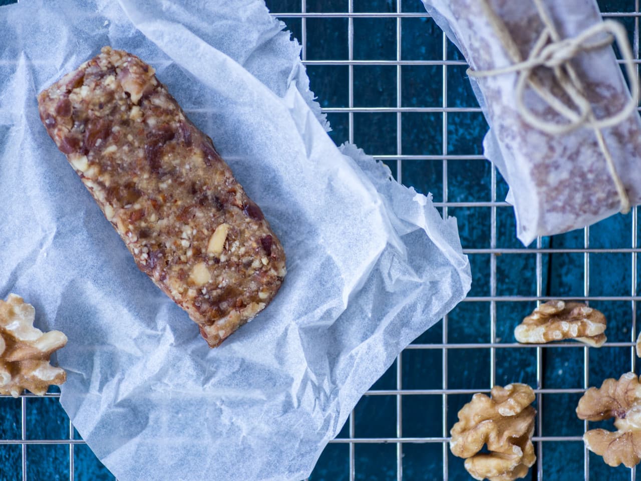 Barras paleo con dátiles y nueces