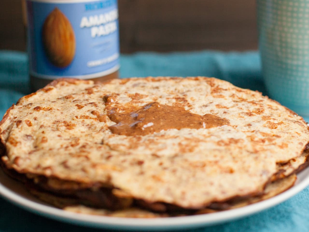 Banana-nut paleo pancakes