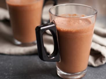 Paleo iced mokka-vanille shake