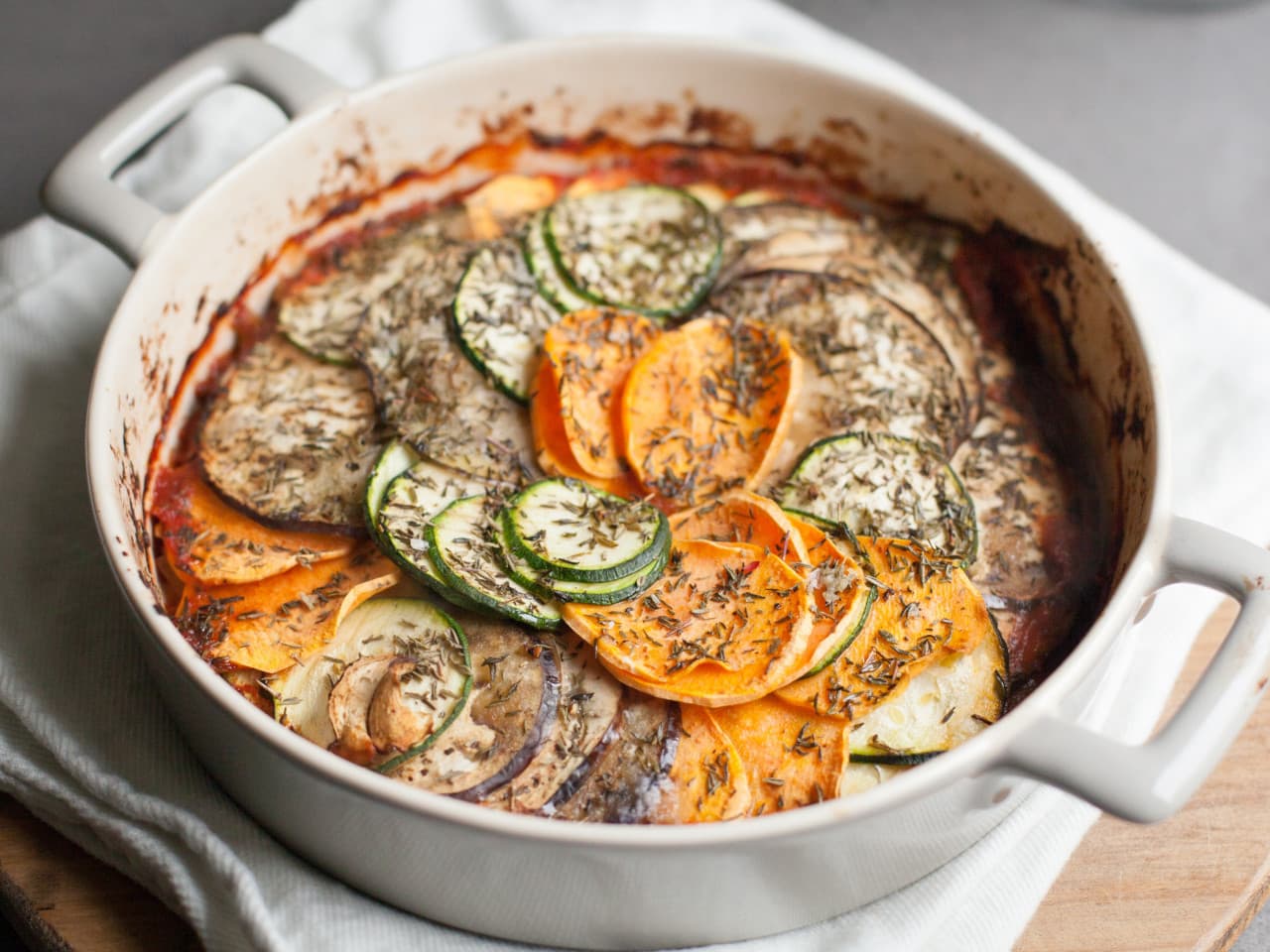 Vegetarische Paleo ratatouille