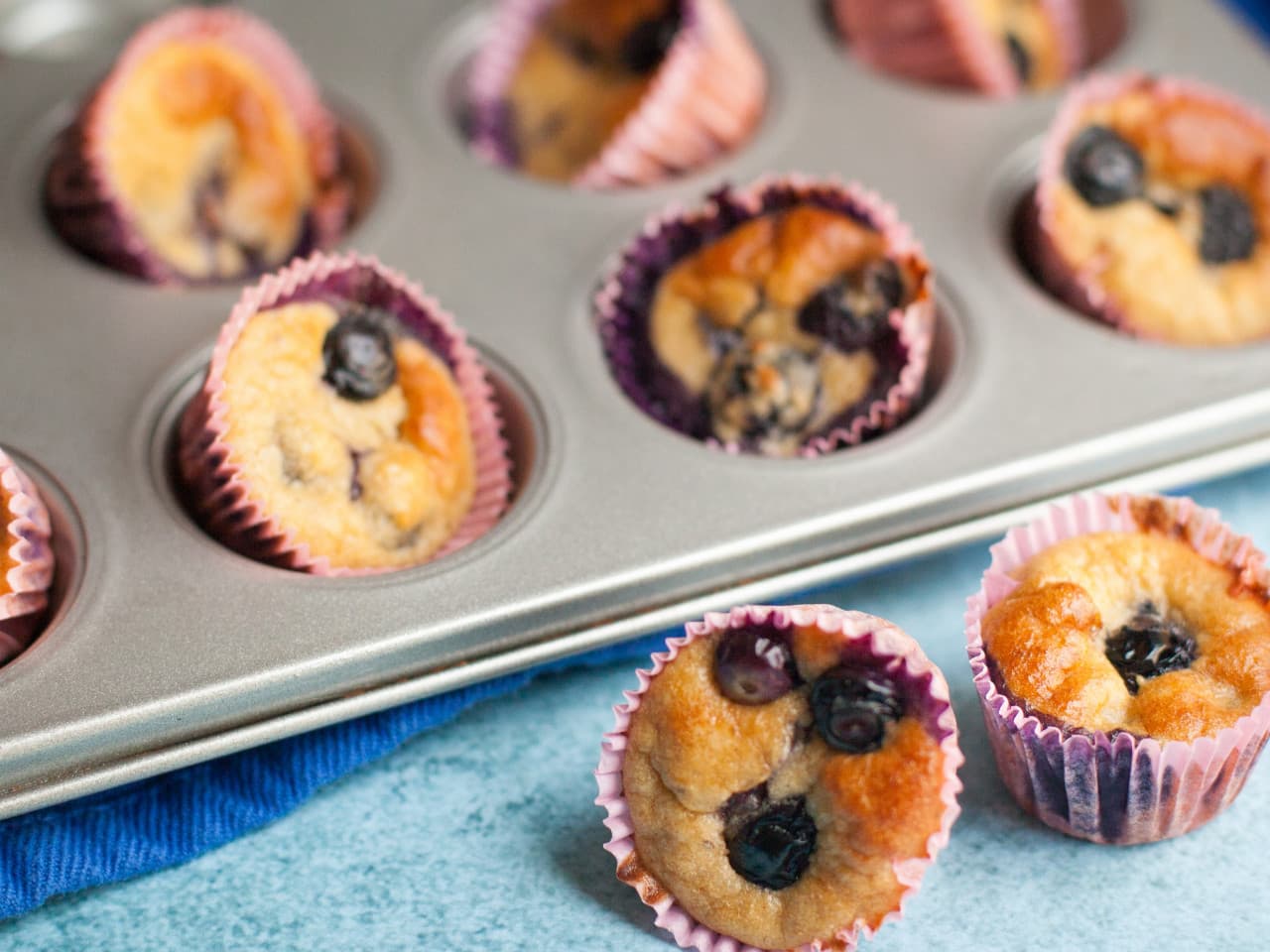 Blueberry-banana party batter