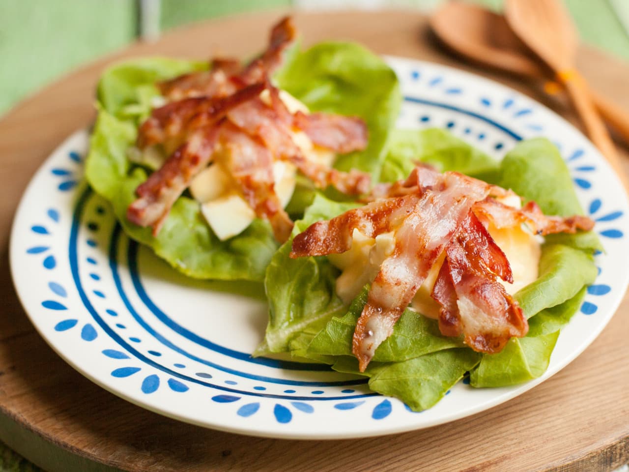 Egg bacon wraps