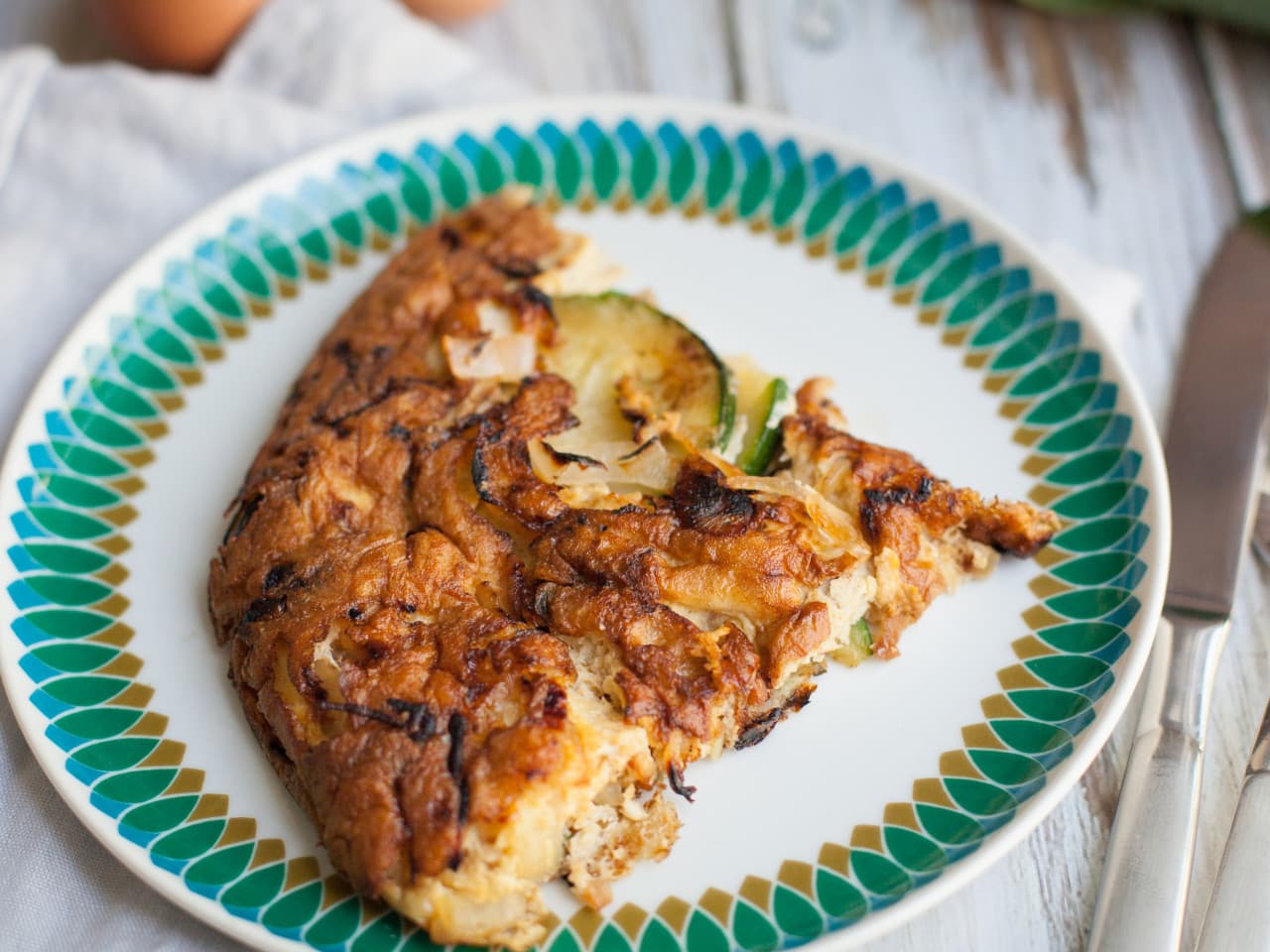 Frittata met prei
