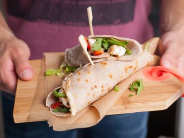 Paleo chicken wraps