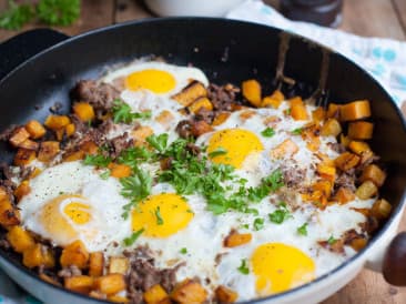 Poêlée de viande hachée à la citrouille