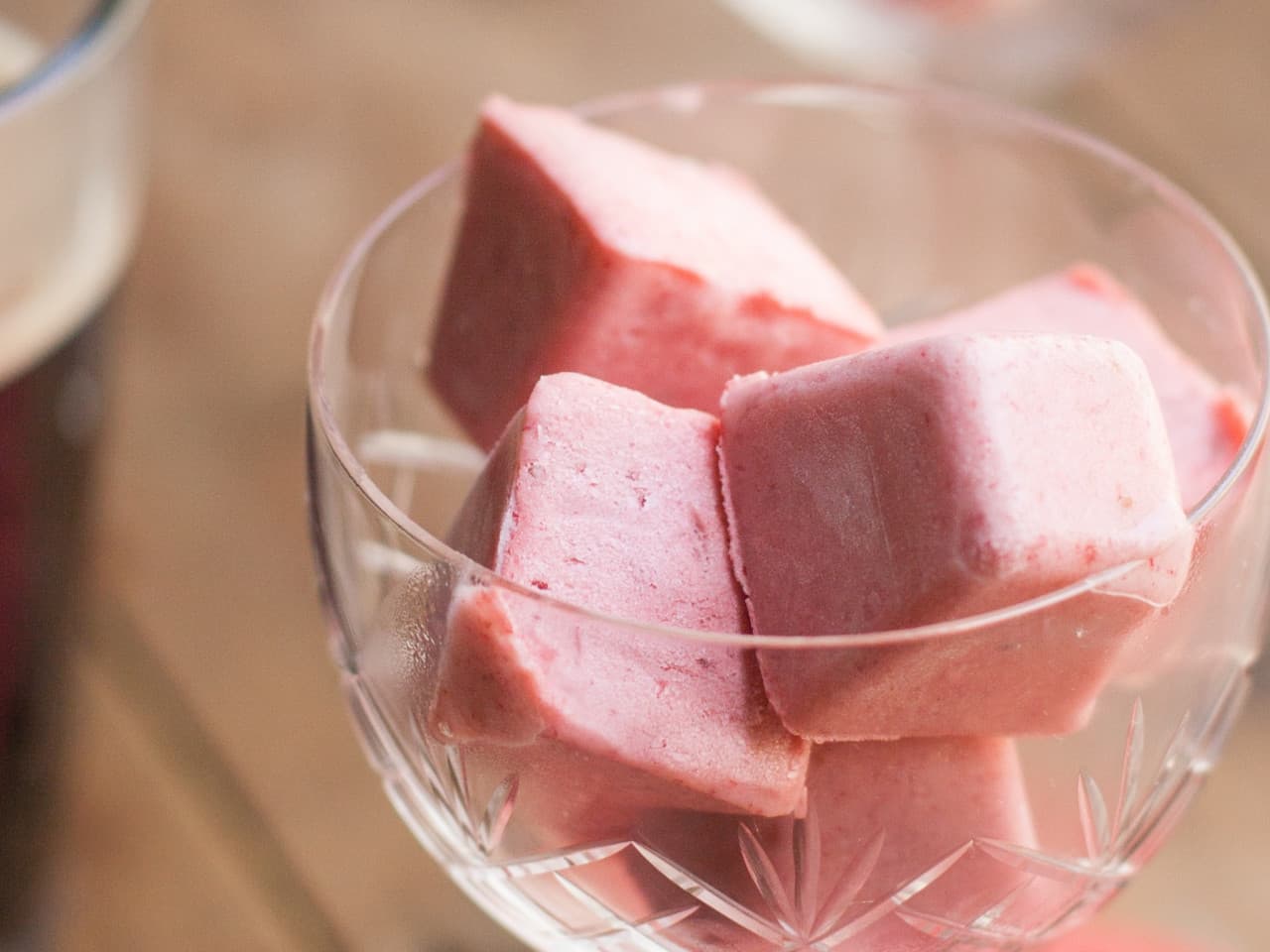 Bonbons à la crème glacée aux fraises