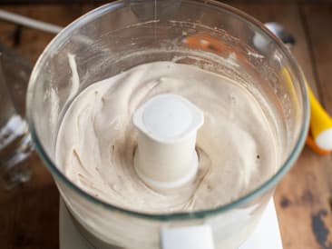 Paleo helado suave de plátanos