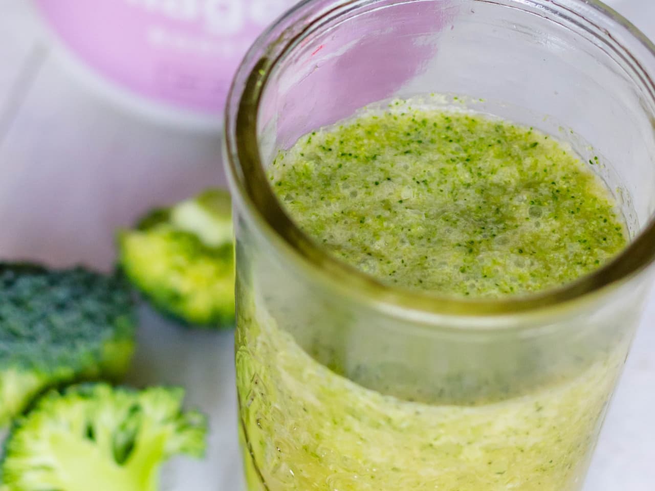 Smoothie mit Brokkoli und Melone (Kollagen)