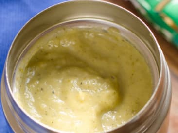 Cremige Brokkoli-Blumenkohlsuppe