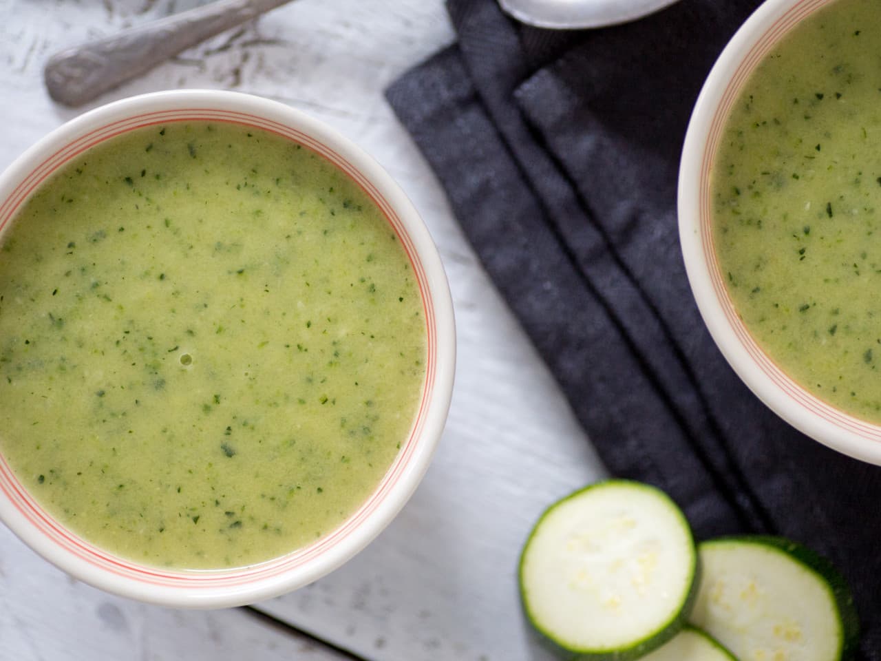 Soupe aux courgettes