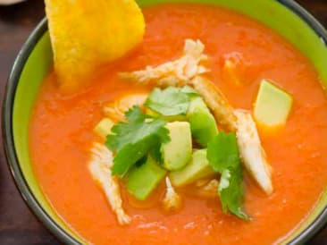 Tortilla chicken soup