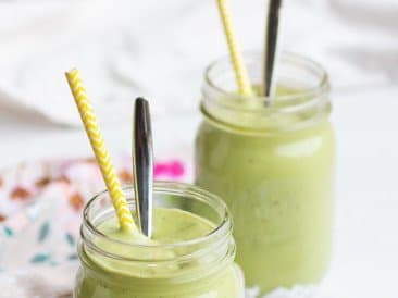 Batido de proteína matcha