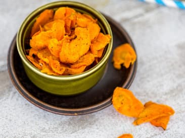 Carrot crisps