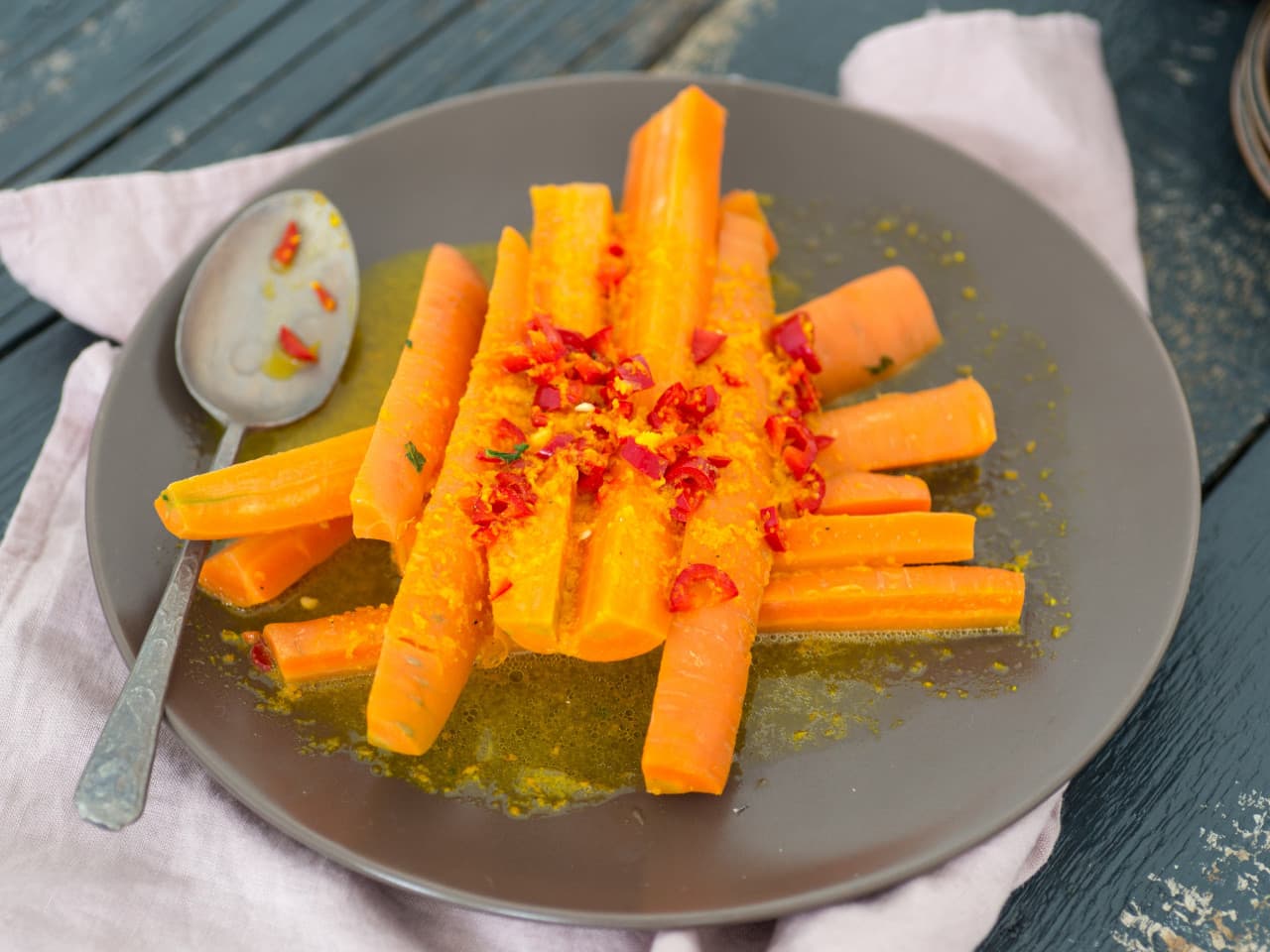 Karotte mit Orange und Chili