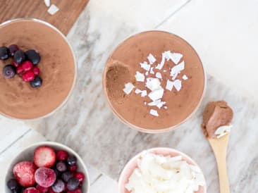 Low budget chocolate mousse