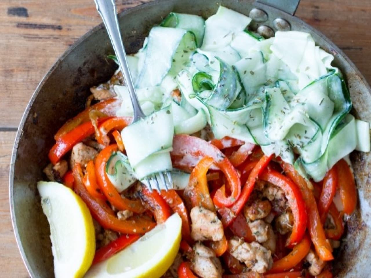 Hühnergyros mit Tzatziki