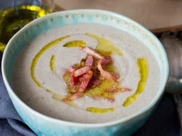 Soupe crémeuse aux champignons paléo