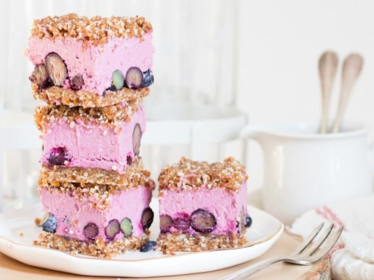 Fruitige Cheesecake Sandwiches