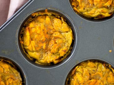 Zoete aardappel mini-frittata