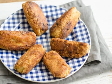 Croquetas de camarones paleo